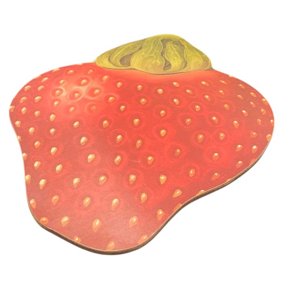 Wilscombe Wellington Poole Works Somerset Strawberry Shaped Cutting Board